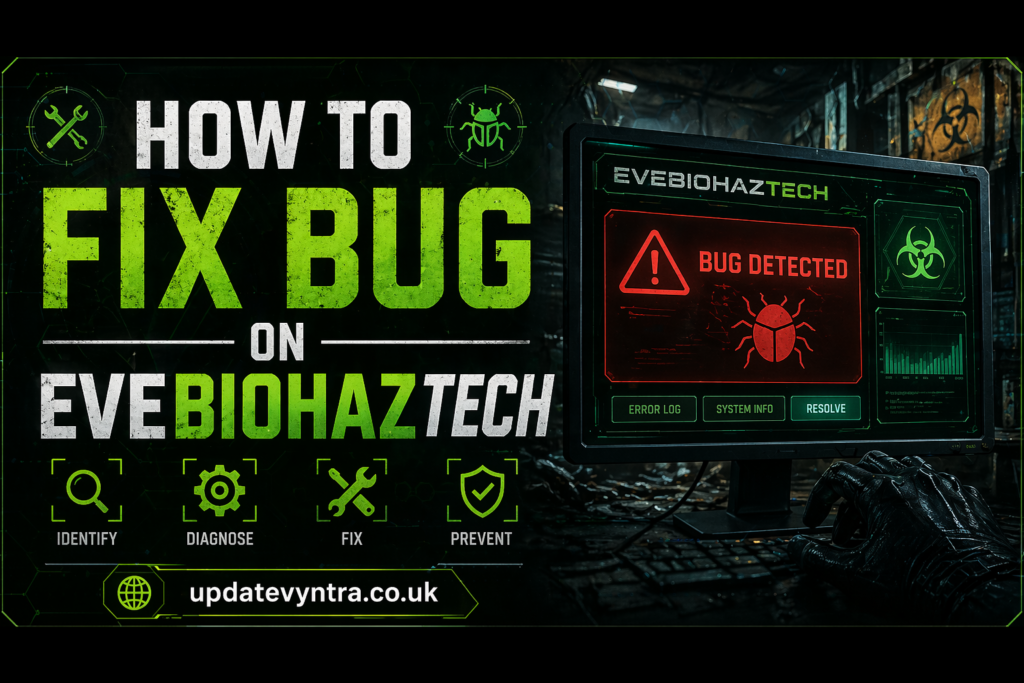 how to fix bug on evebiohaztech