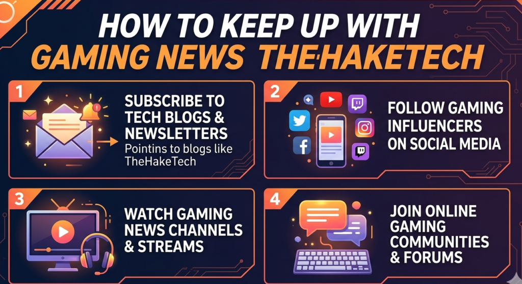 how to keep up with gaming news thehaketech
