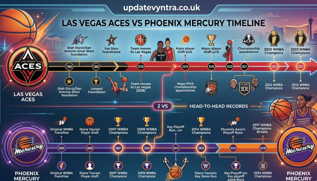 las vegas aces vs phoenix mercury timeline