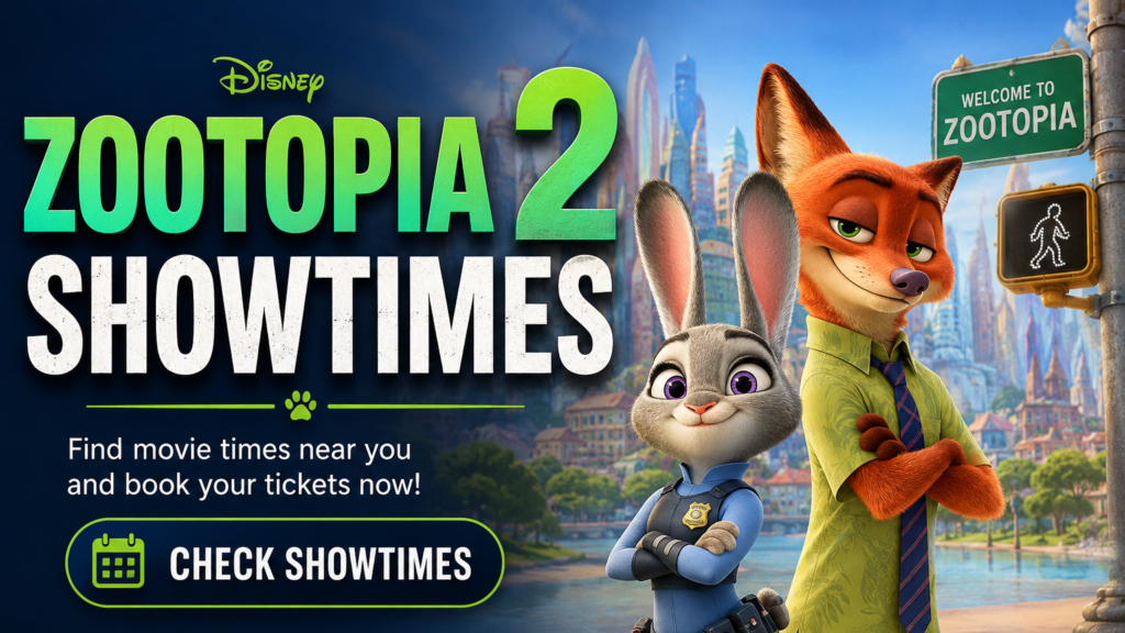 zootopia 2 showtimes