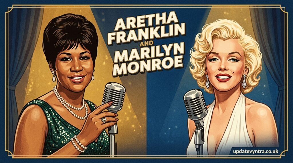 Aretha Franklin and Marilyn Monroe