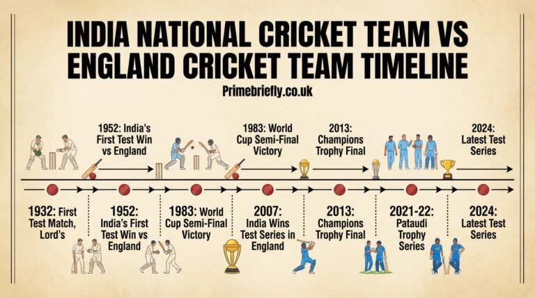 India National Cricket Team vs England Cricket Team Timeline: A Complete History of a Legendary Cricket Rivalry